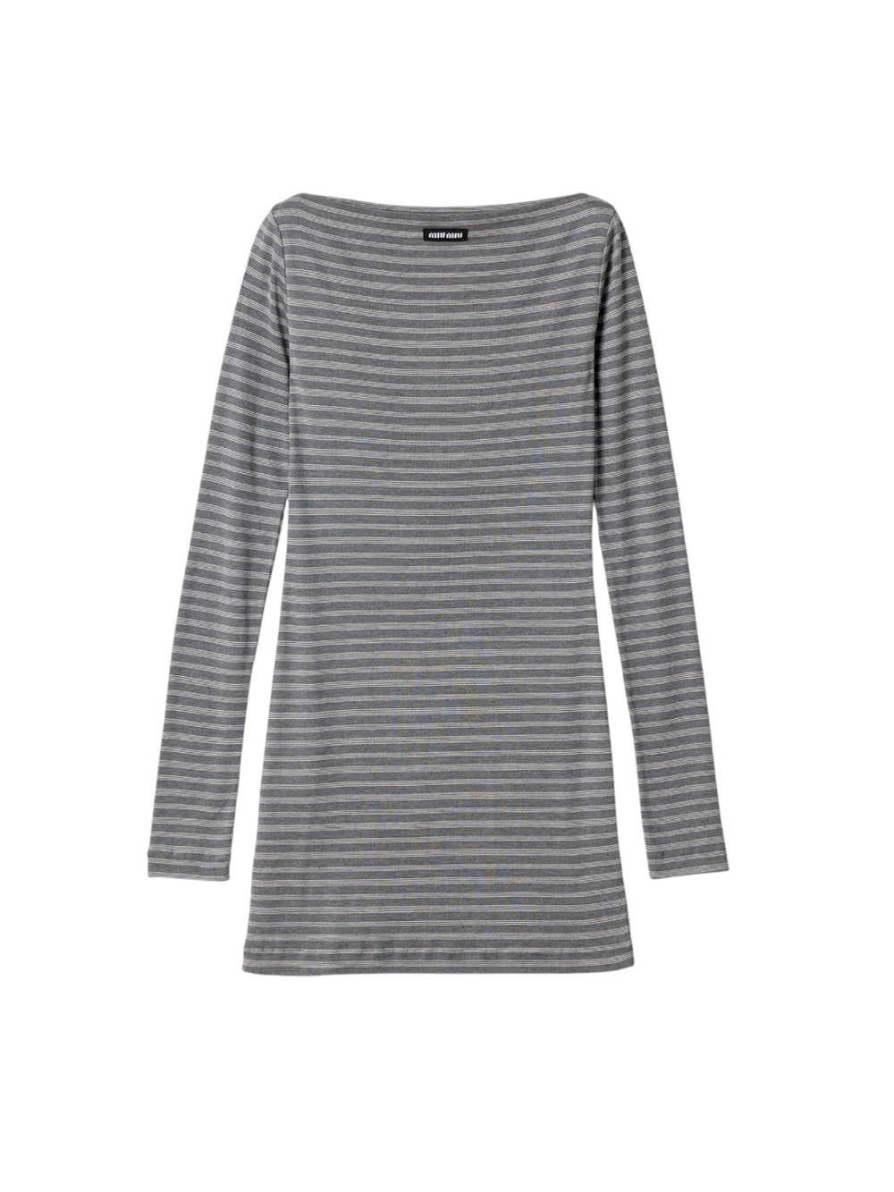 Miu Miu Striped jersey mini-dress It36 - Picture 2 of 7